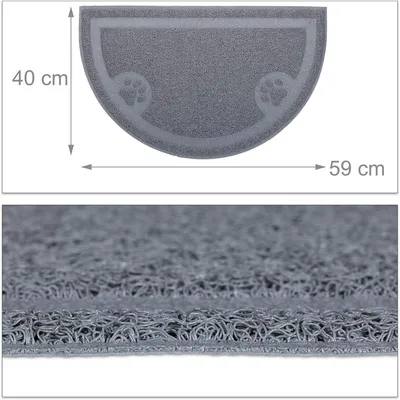 IntiMeg Tapis de Gamelle pour Chats et Chiens