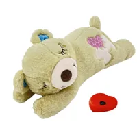 IntiMeg Jouet de Battement de Coeur en Peluche pour Chiots