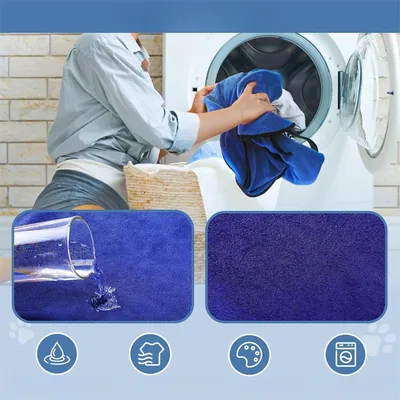 IntiMeg Peignoir en microfibre absorbant pour chiens