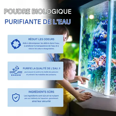 IntiMeg Poudre Algicide pour Nettoyeur d'Aquarium