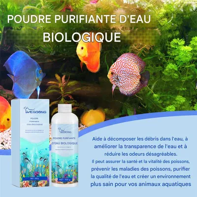 IntiMeg Poudre Algicide pour Nettoyeur d'Aquarium