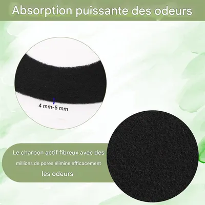 IntiMeg 10 Pcs Filtres à Charbon Actif