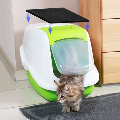 IntiMeg Filtres de Rechange à Charbon Actif pour Bac à Litière de Chat