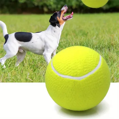 IntiMeg Balle de tennis jumbo de 9,5" pour chiens IntiMeg Balle de tennis jumbo de 9,5" pour chiens