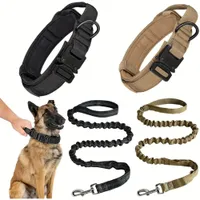 IntiMeg Ensemble collier et laisse tactique pour chien