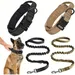 IntiMeg Ensemble collier et laisse tactique pour chien