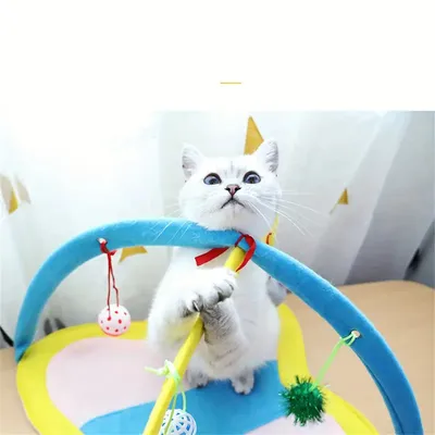 IntiMeg Lit pour chat avec jouet