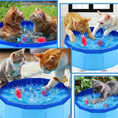 IntiMeg Bassin de jeu pour chats pliable