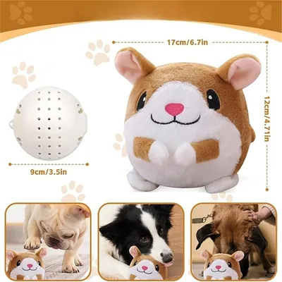 IntiMeg Jouet interactif en peluche pour chien