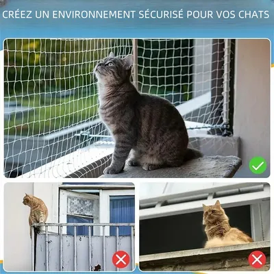 IntiMeg Filet de protection pour balcon