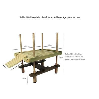 IntiMeg Plateforme Flottante pour Tortue