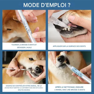 IntiMeg Lápiz blanqueador de dientes para mascotas