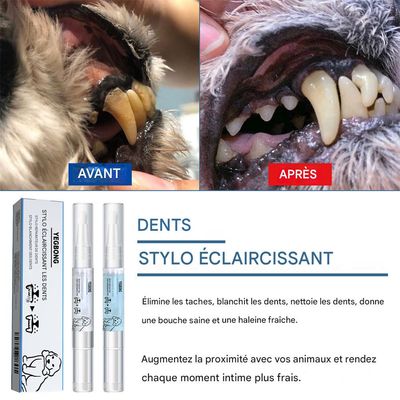 IntiMeg Stylo de blanchiment dentaire pour animaux domestiques