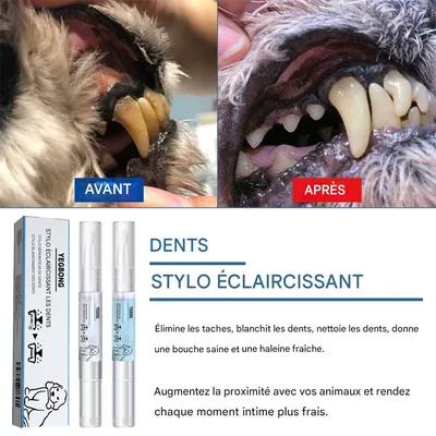 IntiMeg Lápiz blanqueador de dientes para mascotas