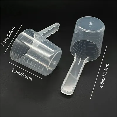 IntiMeg Ensemble de 3 à mesurer en plastique pour nourriture IntiMeg Ensemble de 3 à mesurer en plastique pour nourriture