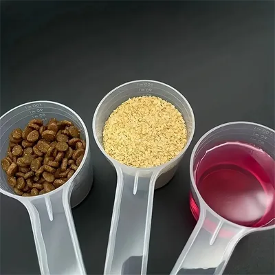 IntiMeg Ensemble de 3 à mesurer en plastique pour nourriture IntiMeg Ensemble de 3 à mesurer en plastique pour nourriture