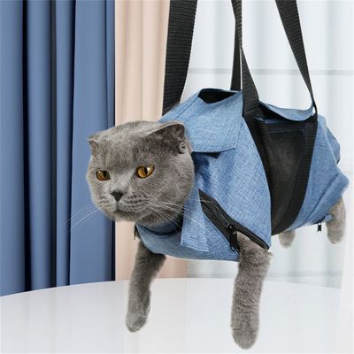 Direct Power Sac de transport grillagé pour chats