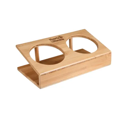 WellHome Bol en acier inoxydable et bambou avec bol en silicone