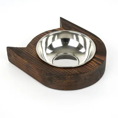 WellHome Bol en acier inoxydable et bois WellHome Bol en acier inoxydable et bois