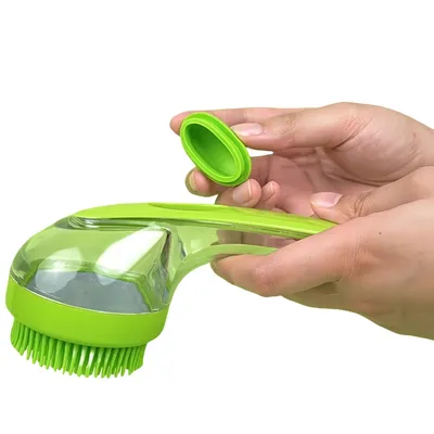 ZenPets Brosse de bain en silicone pour chien et chat
