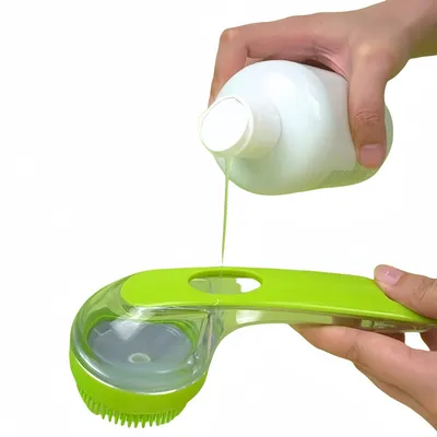 ZenPets Brosse de bain en silicone pour chien et chat