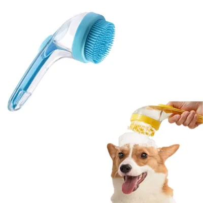 ZenPets Brosse de bain en silicone pour chien et chat ZenPets Brosse de bain en silicone pour chien et chat