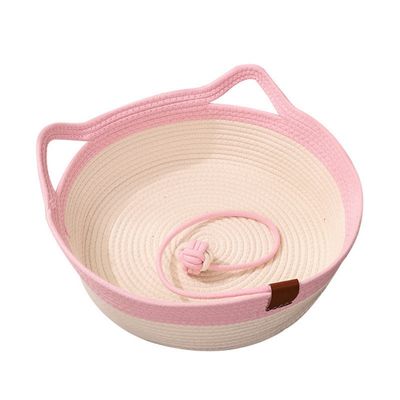 ZenPets Nid en paille pour chat avec jouet