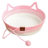 ZenPets Nid en paille pour chat avec jouet