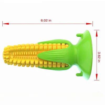 ZenPets Jouet couineur pour chien en forme de maïs