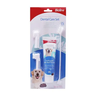 ZenPets Kit de dentifrice et de brosse pour animaux de compagnie