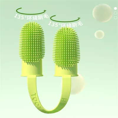 ZenPets Ensemble de brosses à double doigt pour chats et chiens