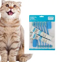 ZenPets Kit de Dentifrice et de Brosse à Dents pour Animaux de Compagnie