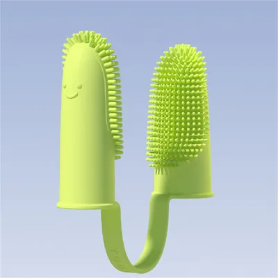 ZenPets Ensemble de brosses à double doigt pour chats et chiens2 pièces