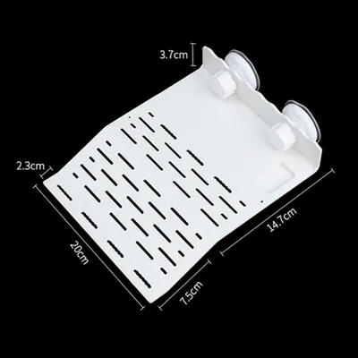 ZenPets Plateforme de soleil pour tortue en acrylique blanc