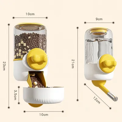 ZenPets Mangeoire et abreuvoir pour animaux à suspension