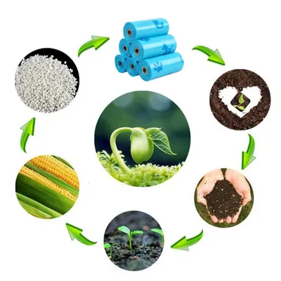 ZenPets Sacs à excréments pour animaux dégradables