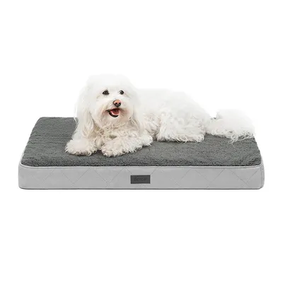 lionto orthopädisches Hundebett mit weichem, waschbarem Kissen