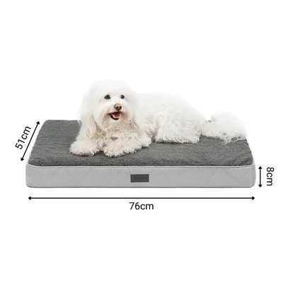 lionto lit orthopédique pour chien avec coussin lavable doux