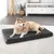 lionto lit orthopédique pour chien avec coussin lavable doux lionto lit orthopédique pour chien avec coussin lavable doux