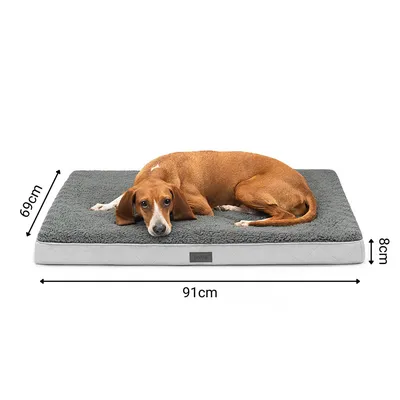 lionto lit orthopédique pour chien avec coussin lavable doux