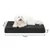 lionto lit orthopédique pour chien avec coussin lavable doux