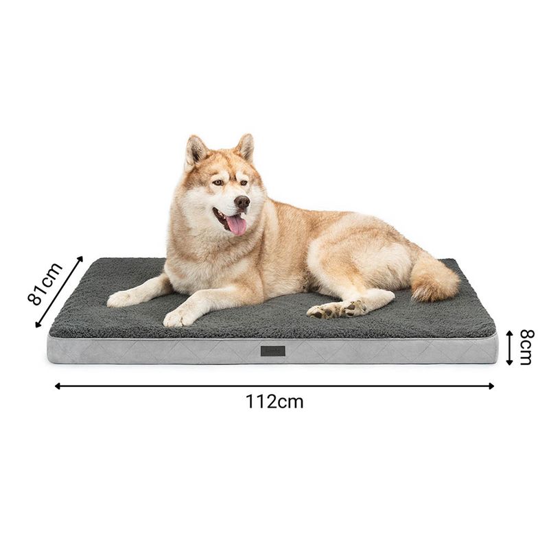 lionto lit orthopédique pour chien avec coussin lavable doux