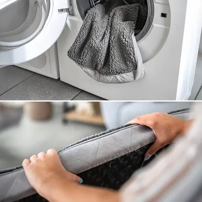 lionto lit orthopédique pour chien avec coussin lavable doux