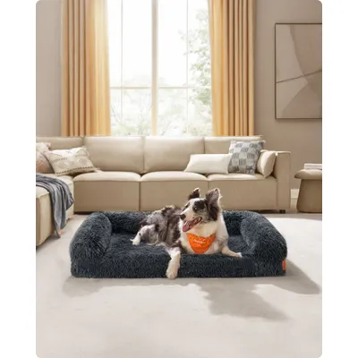 Feandrea FluffyHug Canapé pour Chiens Moyens, Housse Amovible Lavable Feandrea FluffyHug Canapé pour Chiens Moyens, Housse Amovible Lavable