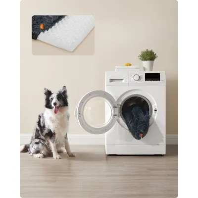 Feandrea FluffyHug Canapé pour Chiens Moyens, Housse Amovible Lavable Feandrea FluffyHug Canapé pour Chiens Moyens, Housse Amovible Lavable