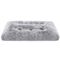 Feandrea Panier pour Chien, Canapé, Lit pour Animaux M : 80 x 50 cm (L x l), Gris Ombré