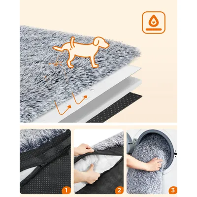 Feandrea FluffyHug Panier pour Chiens, Lit pour Chiens