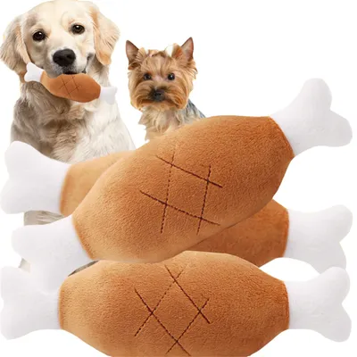 ZenPets Os en peluche pur chien
