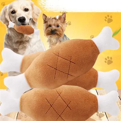 ZenPets Os en peluche pur chien