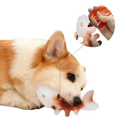 ZenPets Jouet pour chien en forme d'arête de poisson